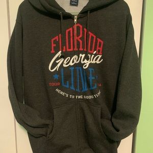 Florida Georgia Line zip up hoodie